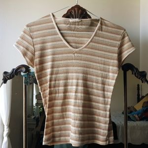 70s Vintage Striped Ringer Tee